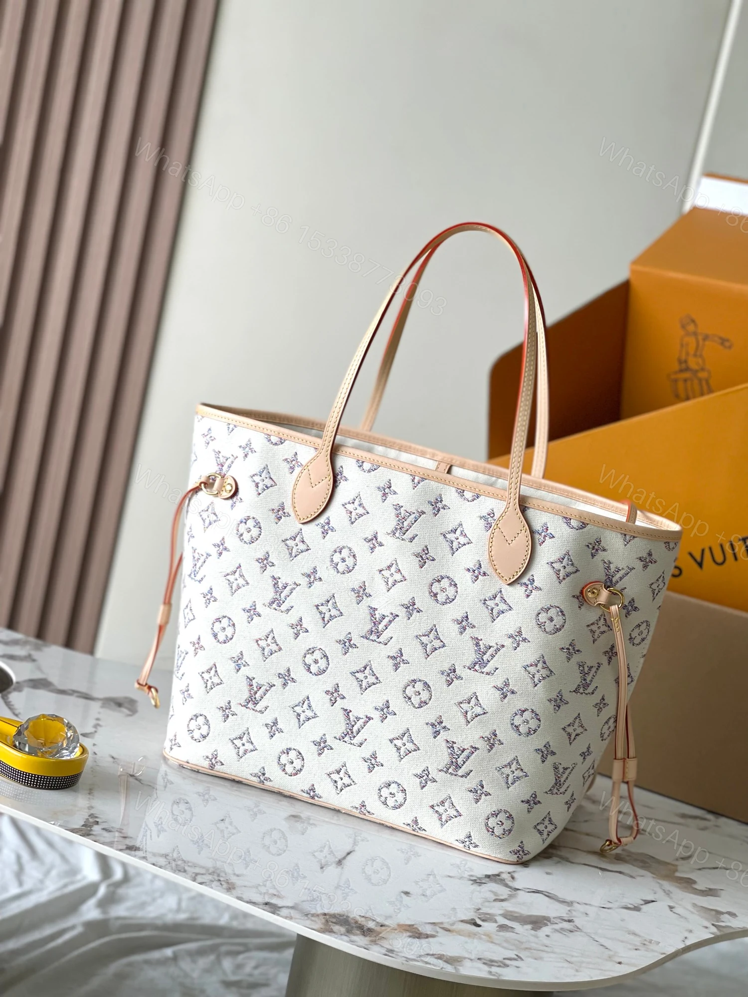 View 6 of Louis Vuitton Neverfull MM Nautical Collection