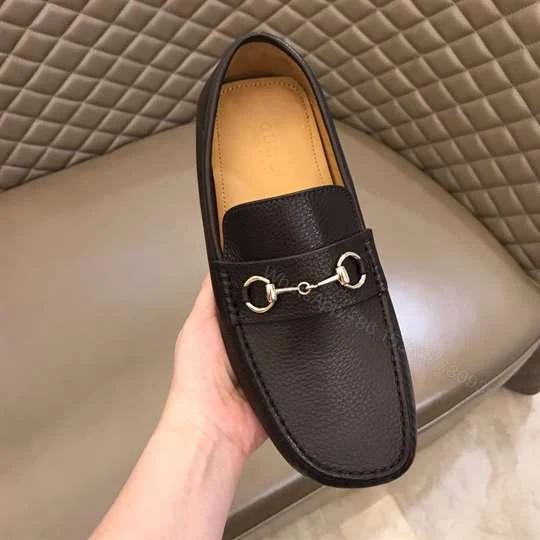 View 4 of GUCCI LEATHER DRIVER WITH HORSEBIT – LDG004