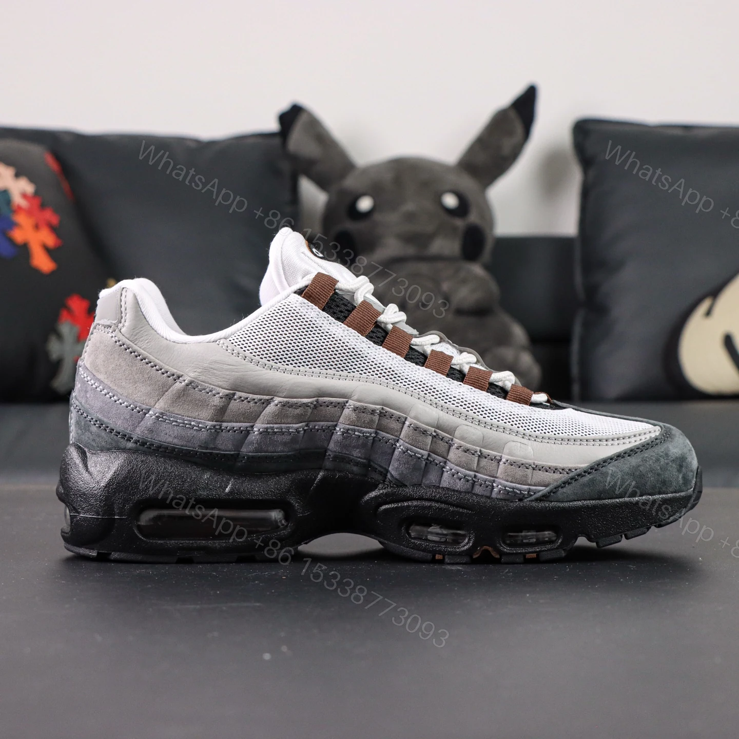 View 2 of Nike Air Max 95 Black Grey