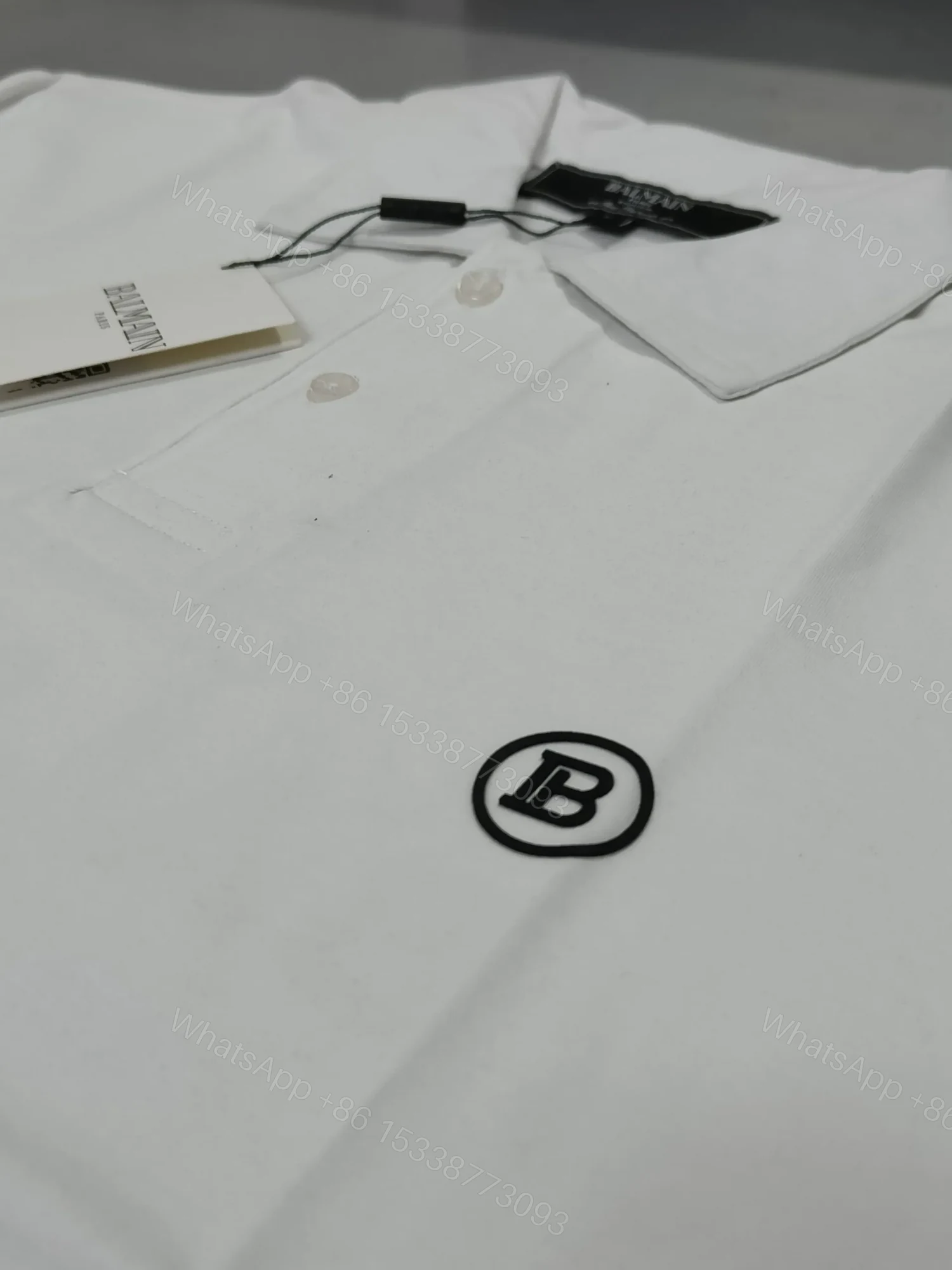 View 2 of BUY FIRST COPY BALMAIN PARIS SUMMER FASHION POLO T-SHIRTS