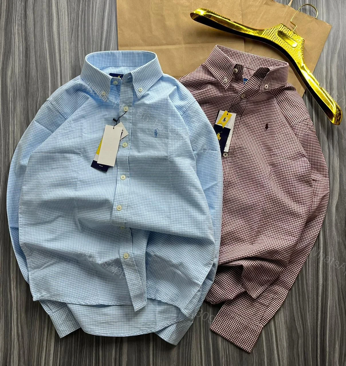 View 10 of FIRST COPY RALPH LAUREN PIN CHECK SHIRT