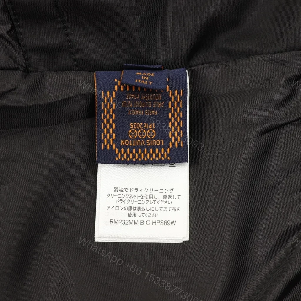 View 7 of Black Velour Bomber – Bold Floral Applique with Signature Script