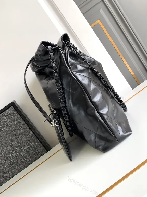 View 7 of Chic Quilted Shoulder Bag with Chain Detailing