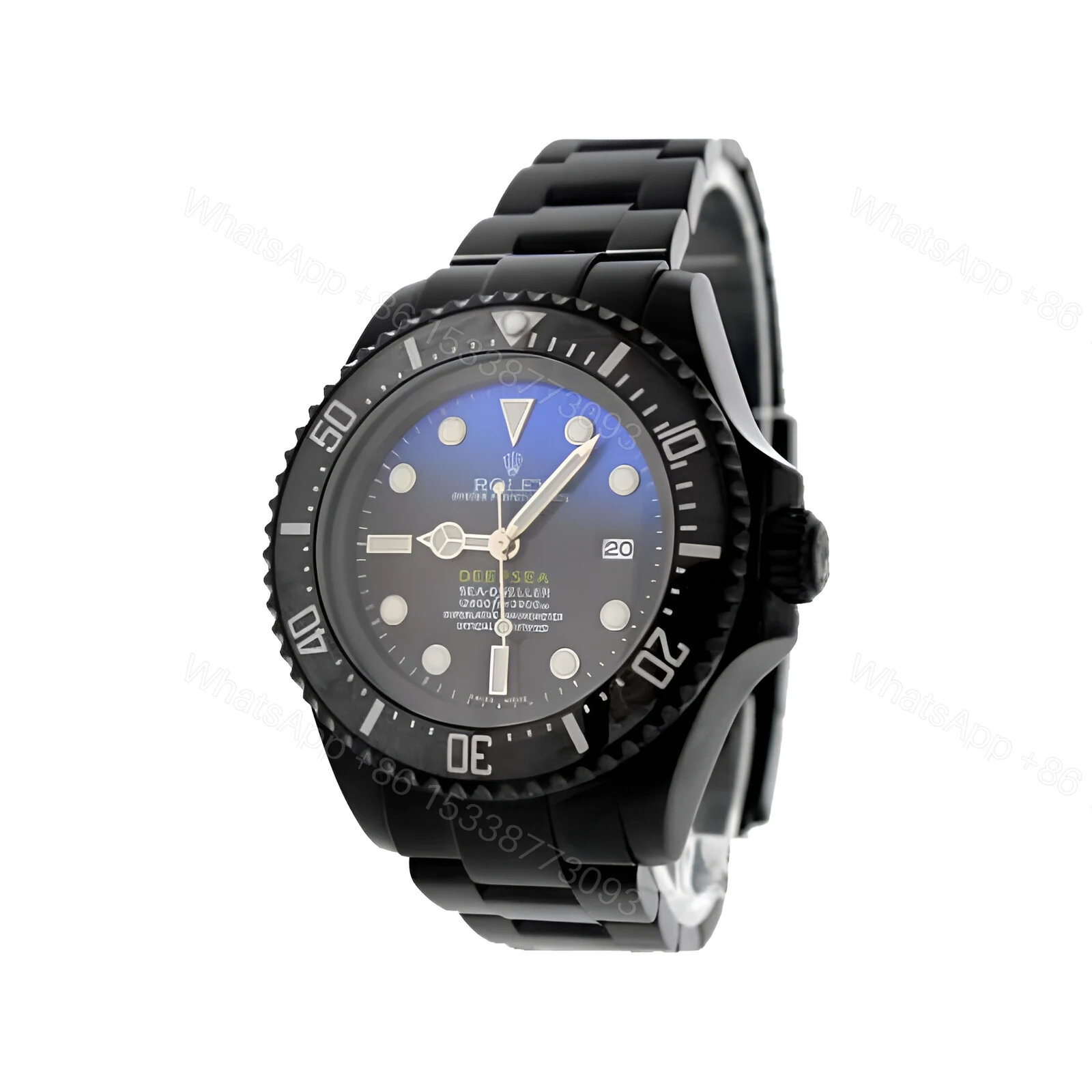 View 2 of Rolex Deepsea Sea-Dweller Black PVD 116660 D-Blue Oyster Replica