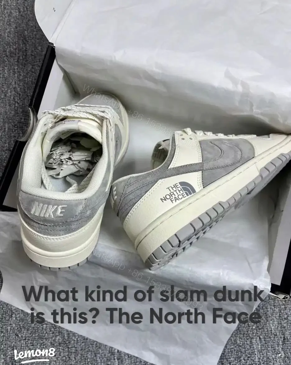 View 6 of First Copy Nike SB Dunk North Face OG Grey 2025