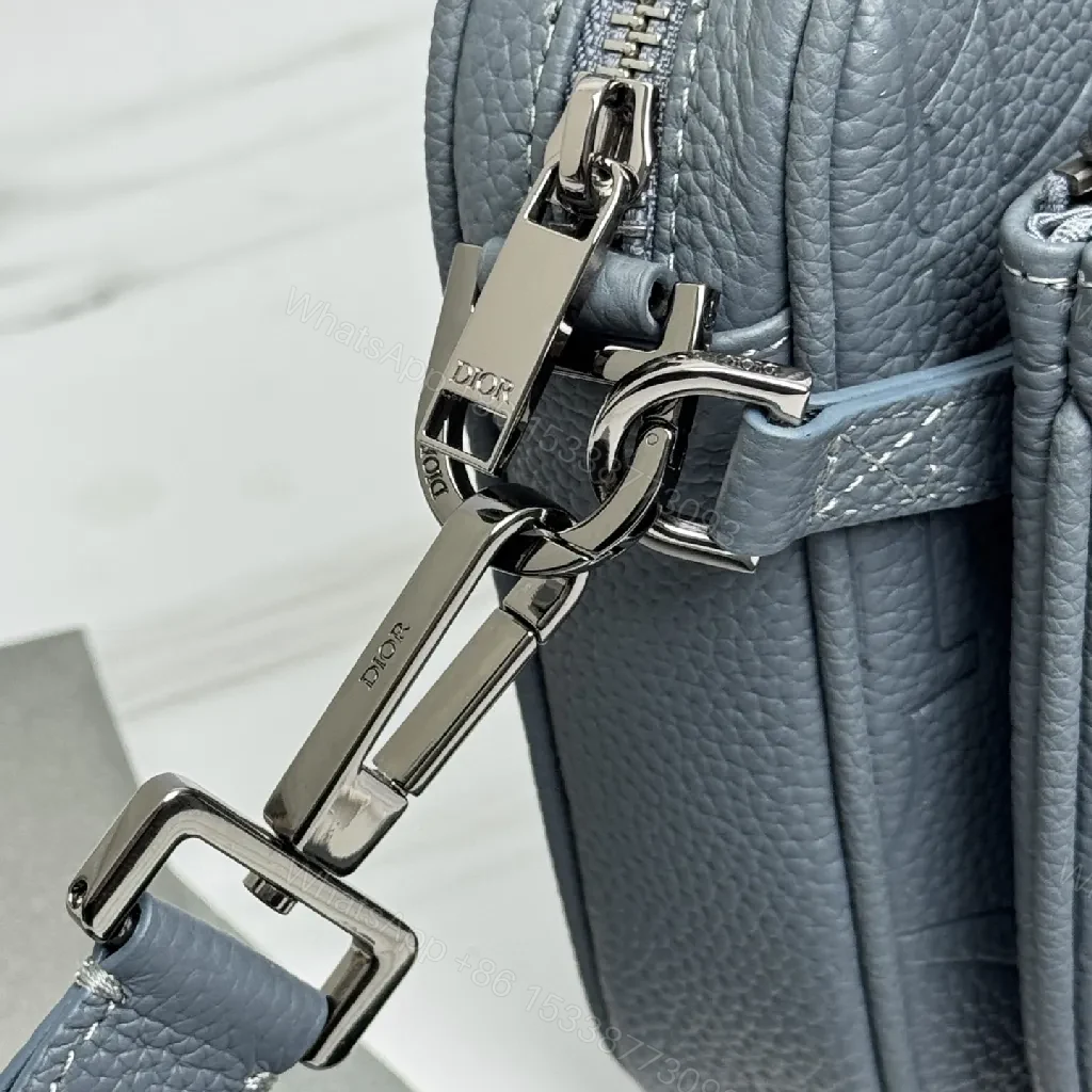 View 6 of Compact Pebbled Leather Crossbody – Embossed Texture, Everyday Luxury