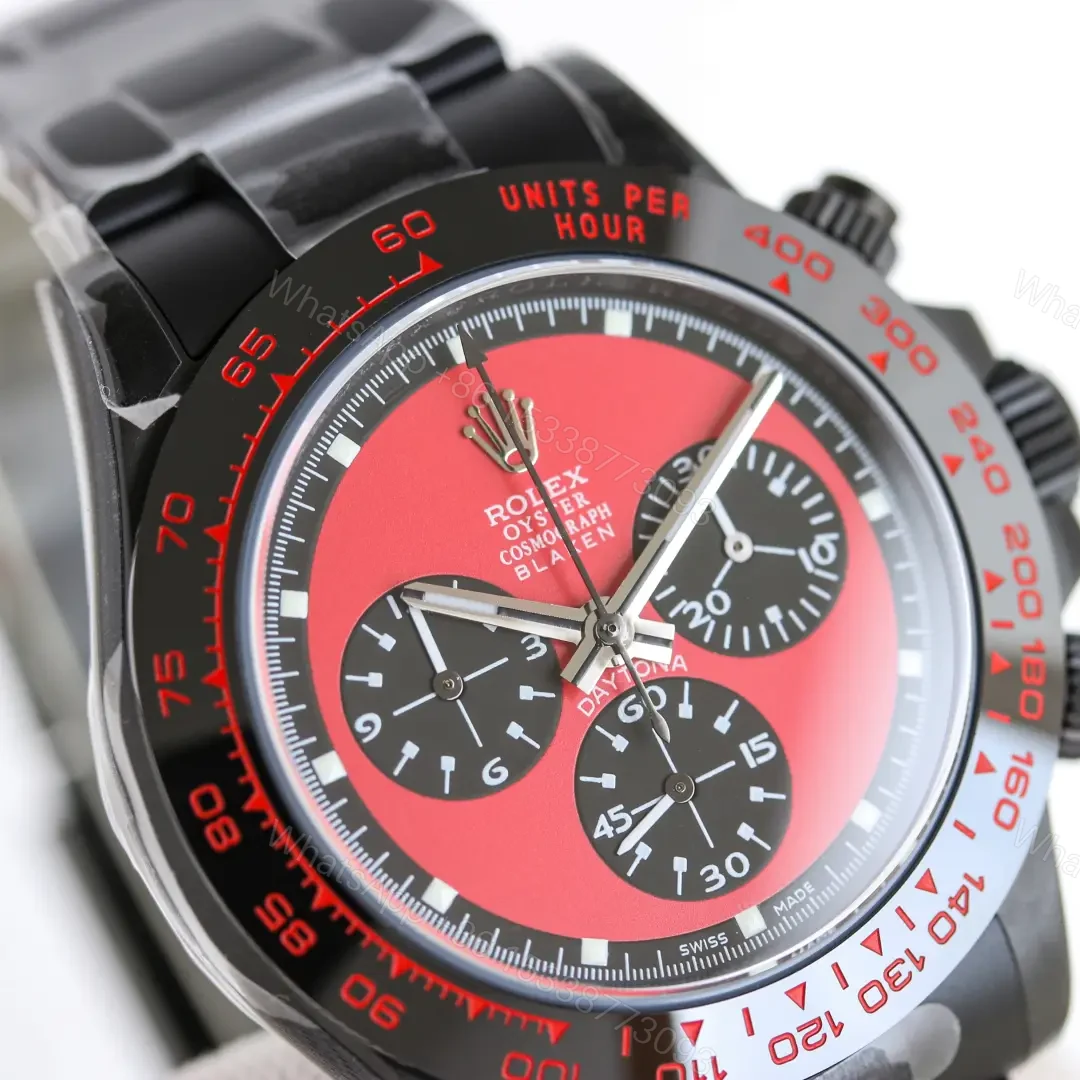 View 4 of Rolex Daytona Red Dial Black Ceramic Bezel 40mm ROLEX-DAYTONA-RED-BLK-CER-40