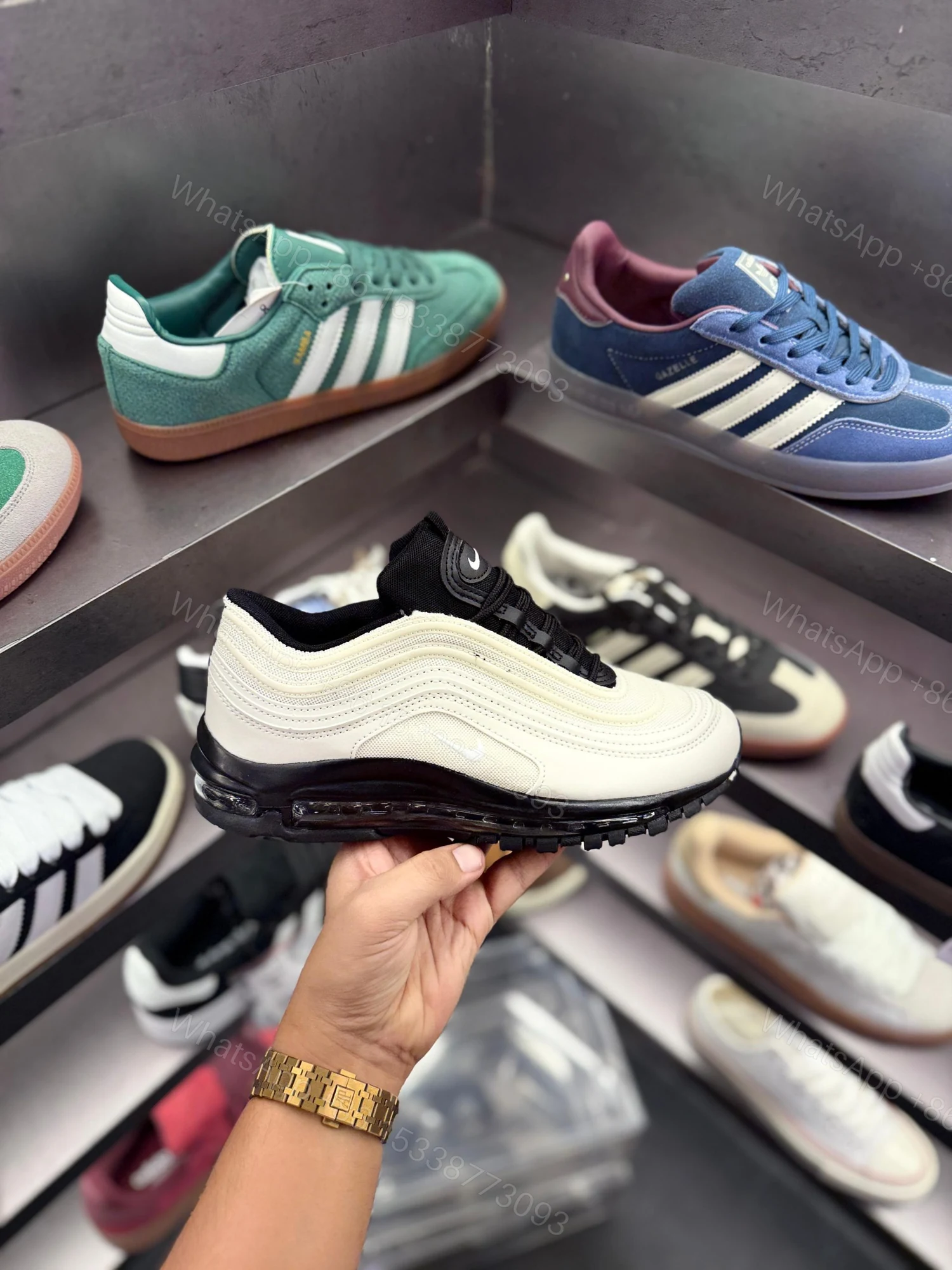 View 5 of FIRST COPY Nike Air Max 97 Light Bone | Premium Replica Sneakers India