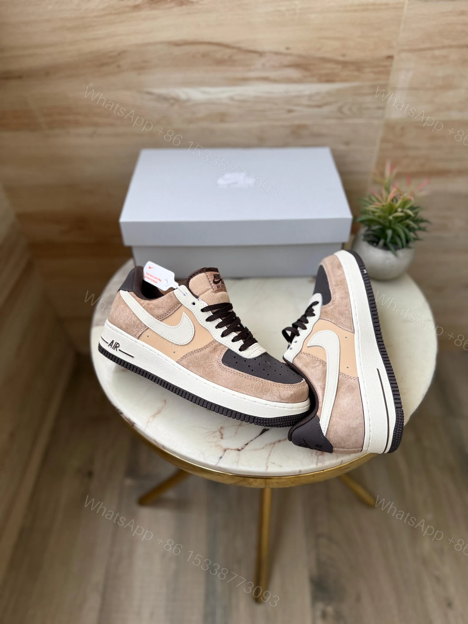 View 2 of First Copy Nike Air Force 1 Hemp Coconut Milk