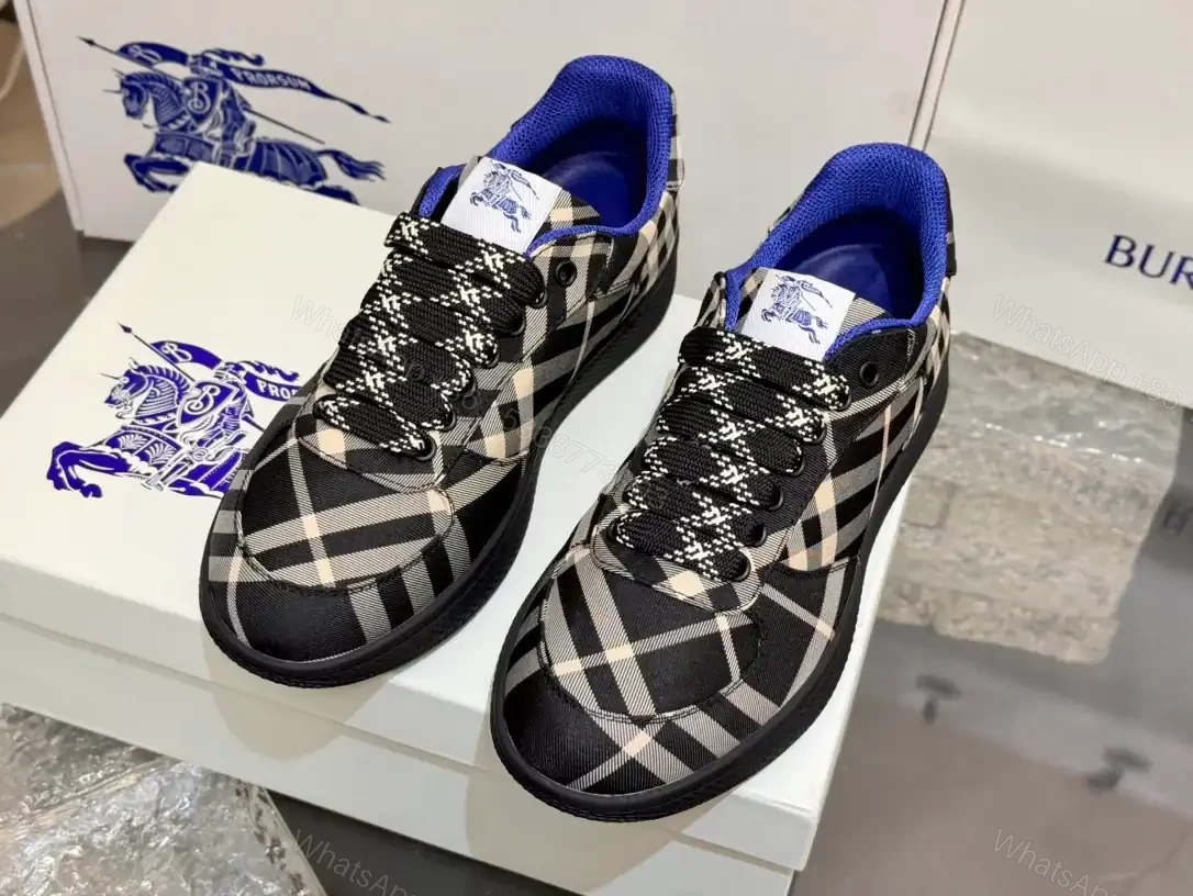 View 7 of BURBERRY TERRACE CHECK SNEAKERS – BBR094