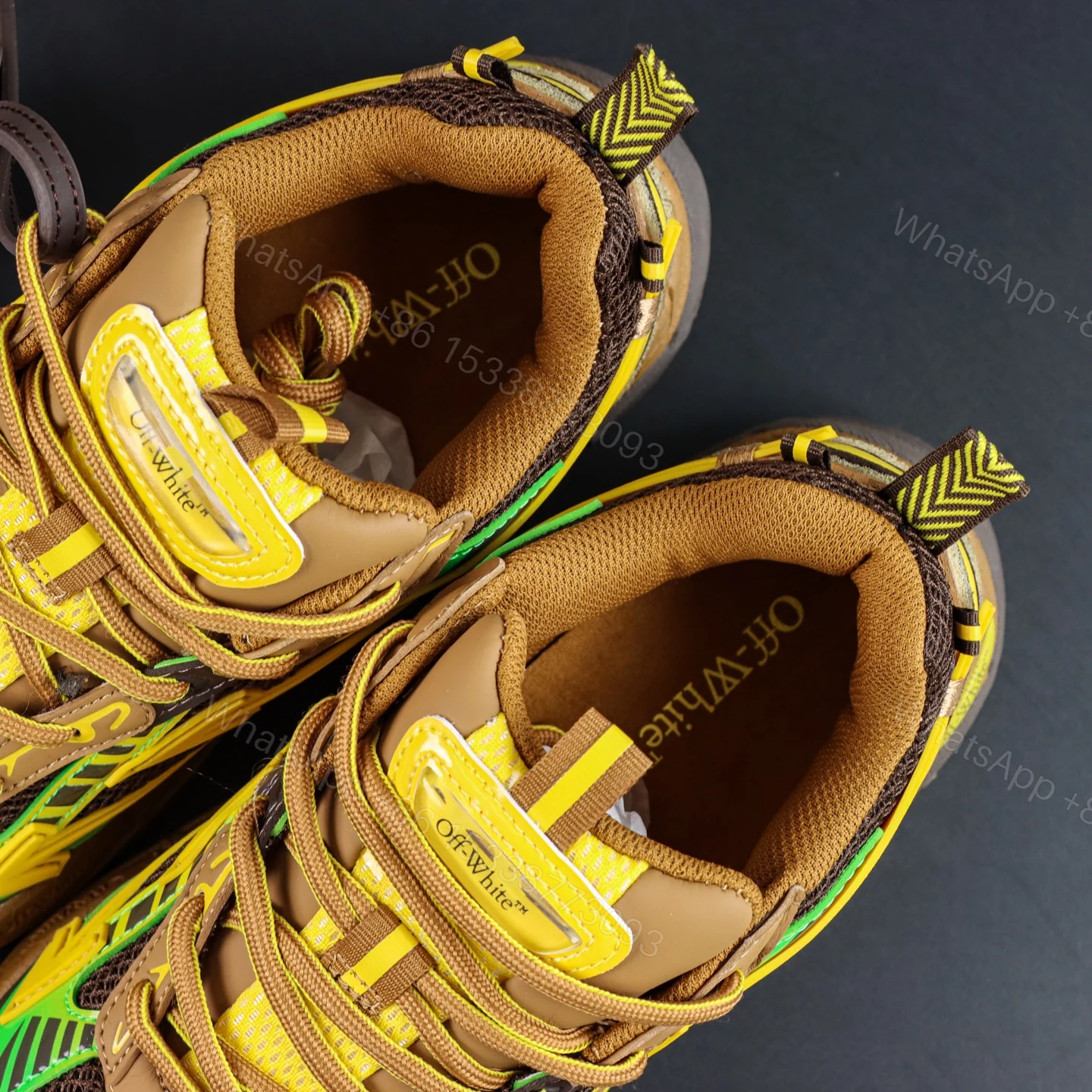 View 4 of Off White Be Right Back Black Yellow Reps