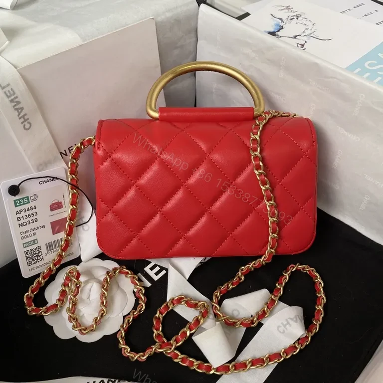 View 7 of Red Quilted Satchel: Luxe, Daily-Style Handbag