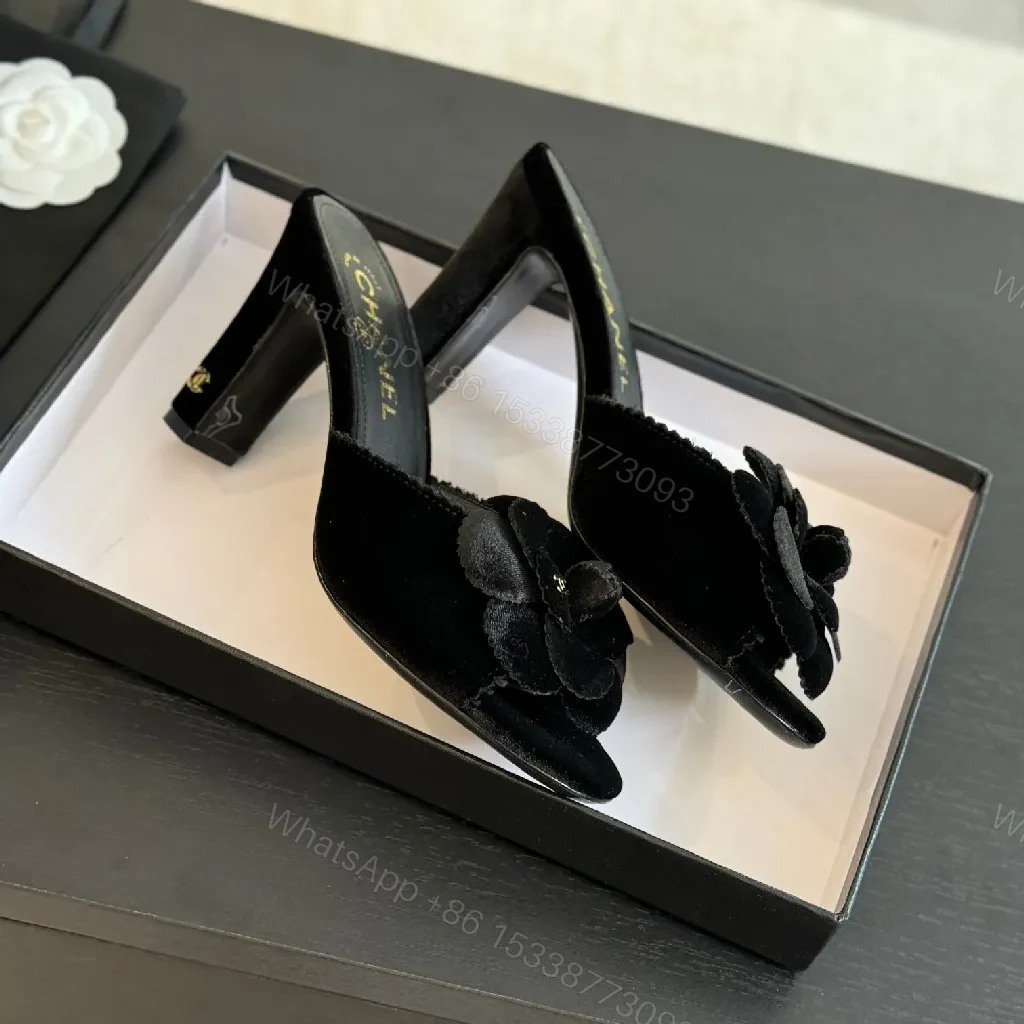 View 7 of Chanel-Inspired Velvet Mules: All-Day Comfort, Sophisticated Style