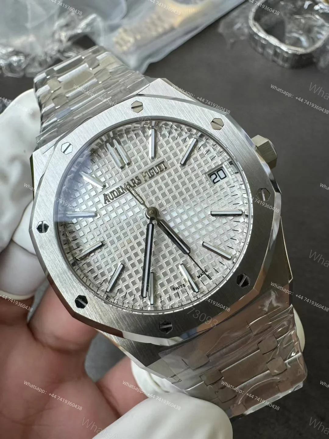 View 6 of Audemars Piguet Super Clone Royal Oak 15510 White Dial 41MM