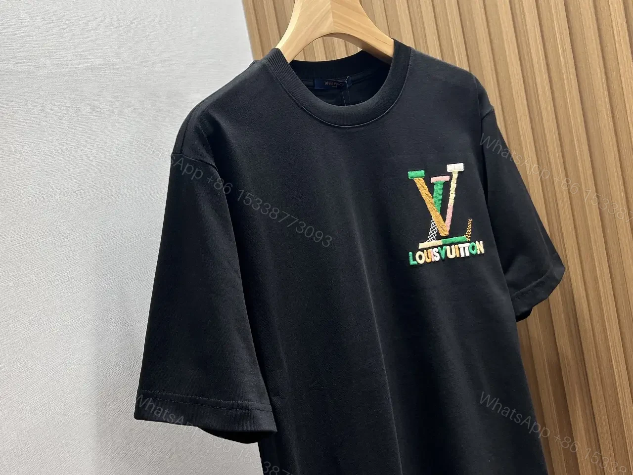 View 6 of Bold Logo Tee: Multicolor LV Detailing, Premium Streetwear Tee