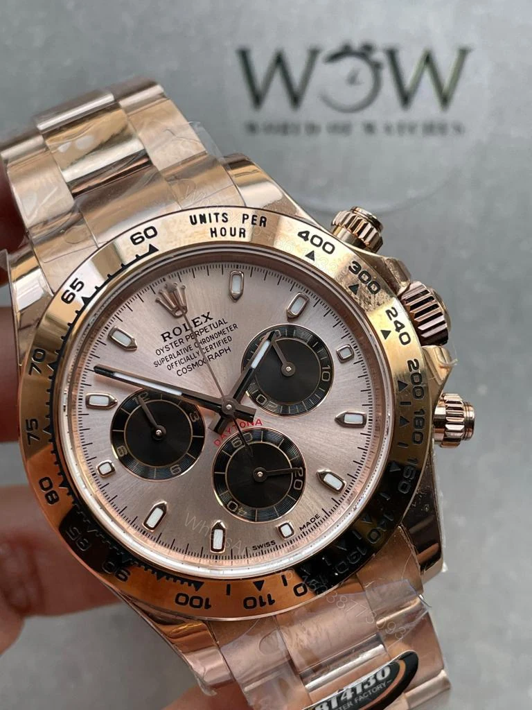 View 2 of BTF Factory 1:1 Rolex Daytona 116505 904L RG Rose Gold Dial A4130