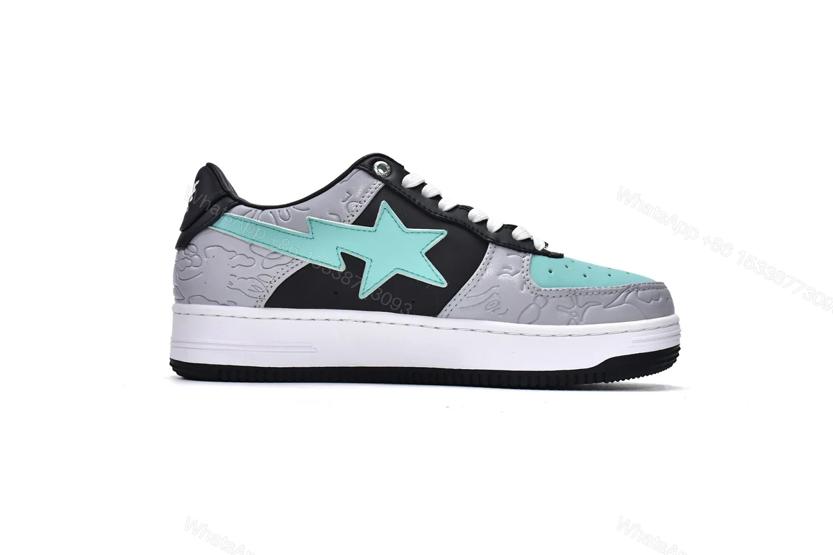 View 2 of Cheap Bape Sta Low Grey Black Fake(BapeSta)