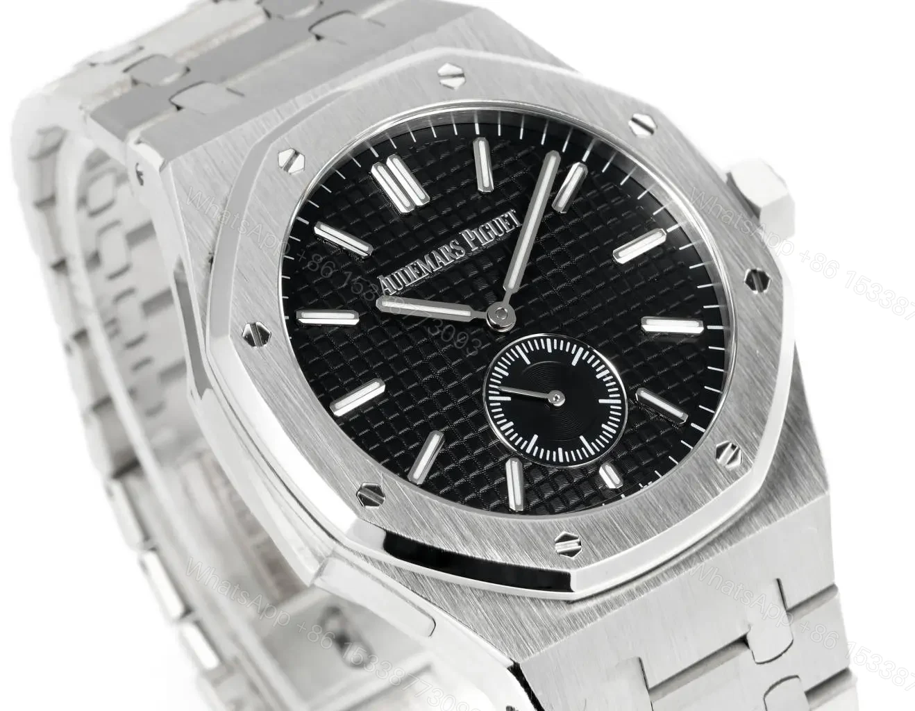 View 3 of JF Factory Audemars Piguet Royal Oak 26591IP Series Men’s Watch – Stainless Steel with Black Dial