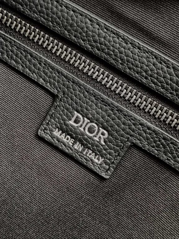 View 7 of Structured Chic Tote: Monogram-Texture, Black, Dior-Inspired Carryall