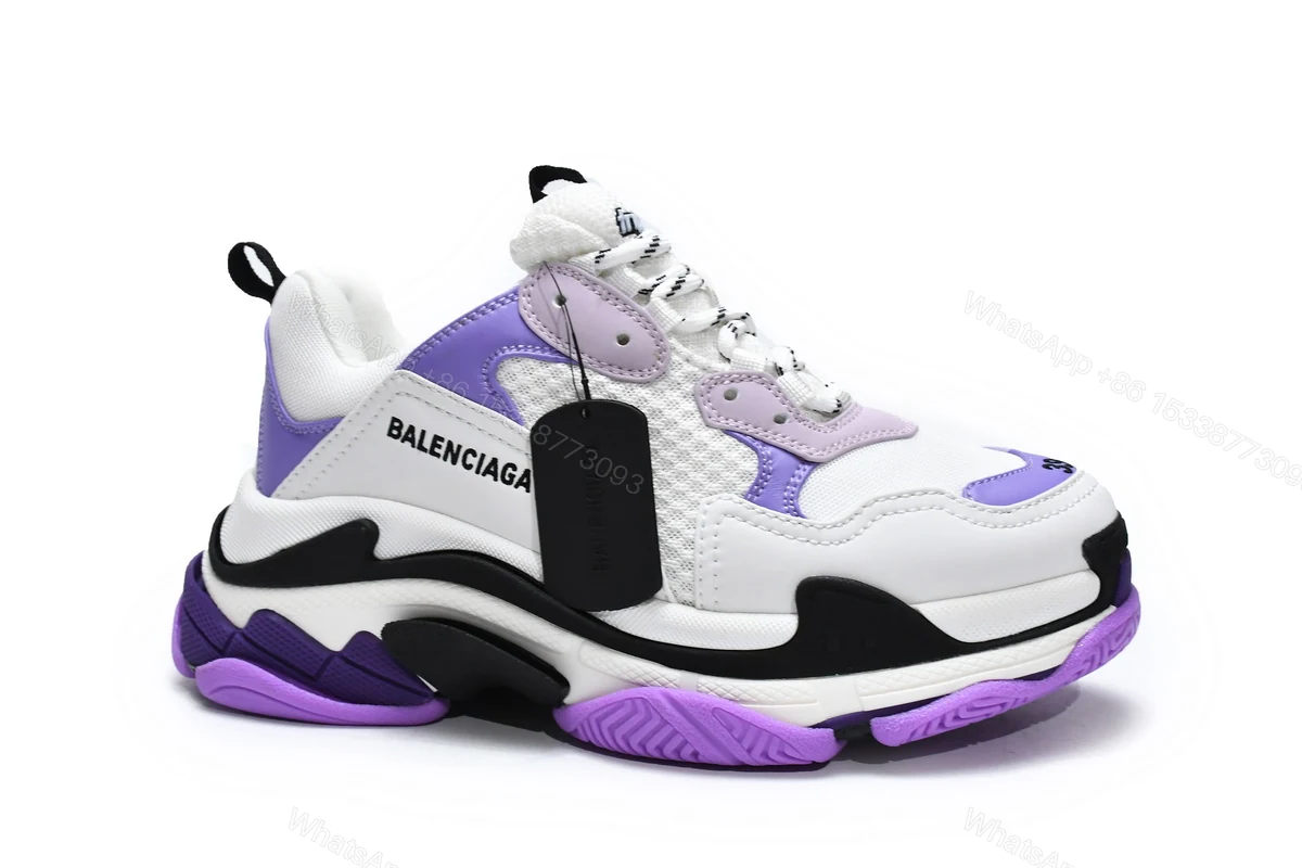 View 2 of Balenciaga Triple S White Pink Purple 524039 W09OH 9688