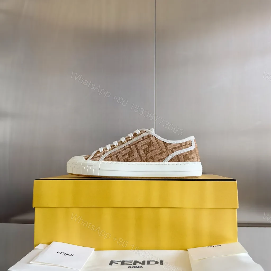 View 4 of Patterned Textured Low-Top Sneakers: Subtle Luxury Comfort