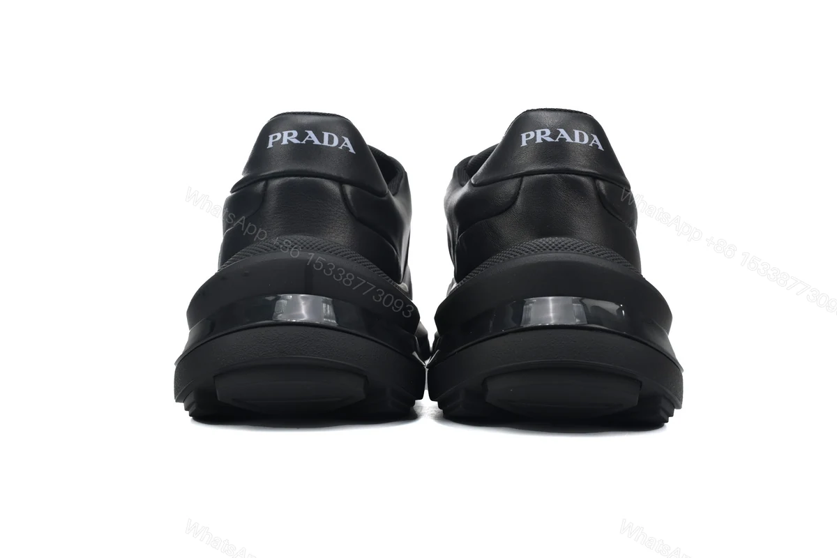 View 3 of Prada Low Top Loafers Black