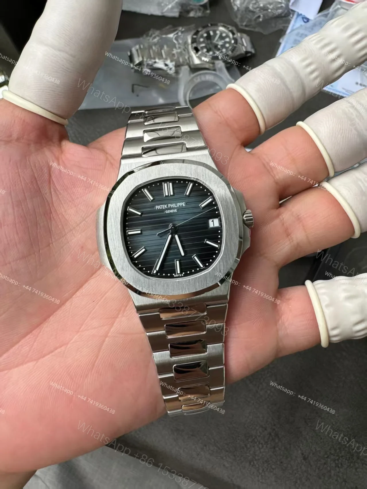 View 3 of Patek Philippe Super Clone Nautilus 5711 Blue Dial 40MM