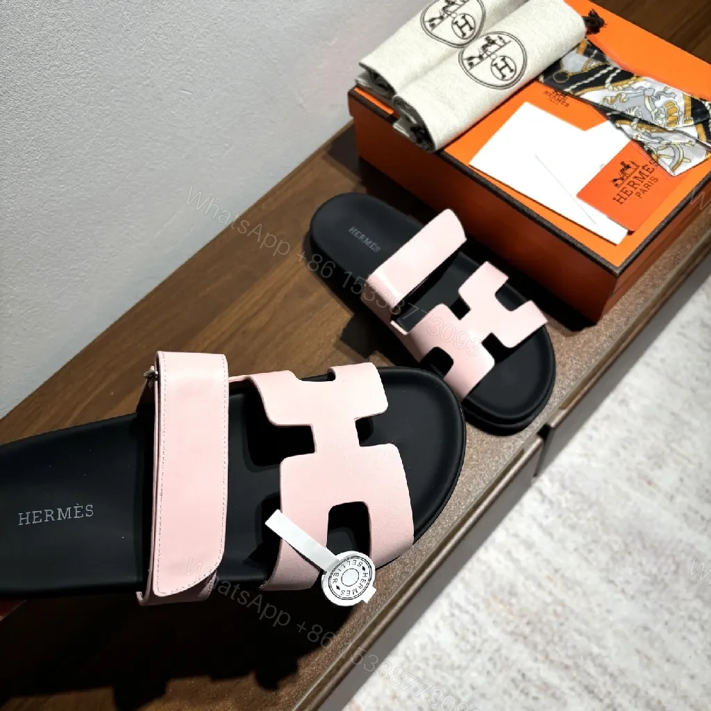 View 6 of Pink Synthetic Interlocking-Strap Sandals | Cushioned, All-Day Comfort