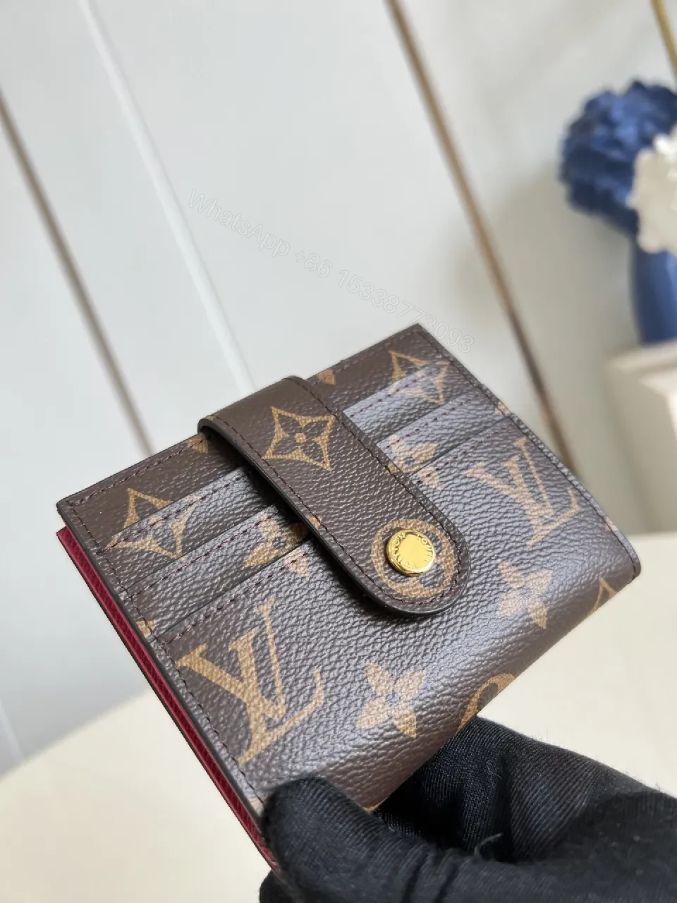 View 4 of Compact Monogram Luxury Wallet: Slim, Durable, Versatile