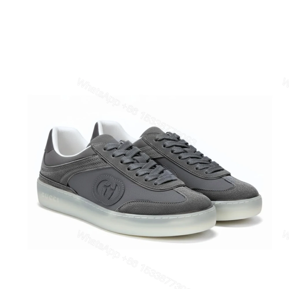 Gucci Men G75 Sneaker Grey Suede — view 1