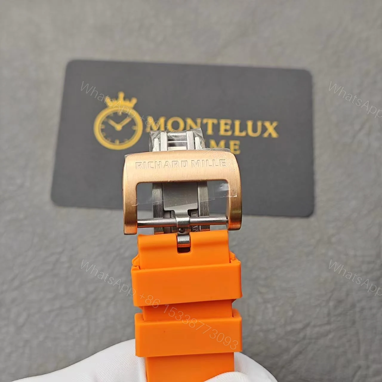 View 11 of Replica RM 047 New Samurai Armor Orange Strap