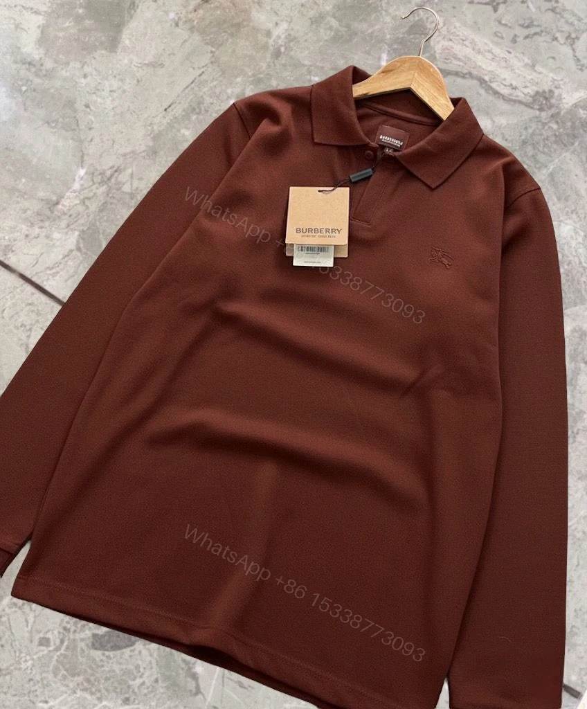 View 6 of FIRST COPY BURBERRY FULL SLEEVES POLO TEES