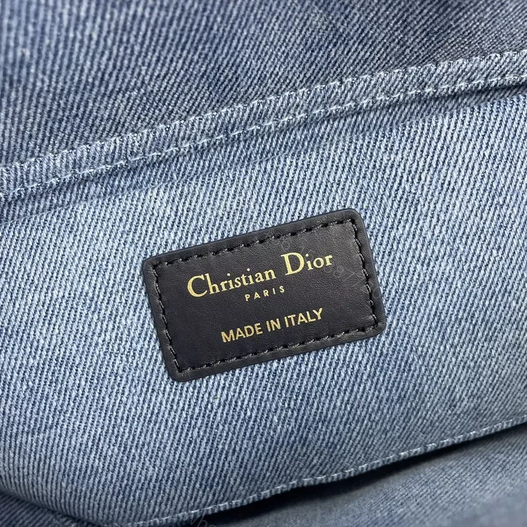 View 6 of Denim Chic Mini Bag: Dior Charm, Structured Luxury