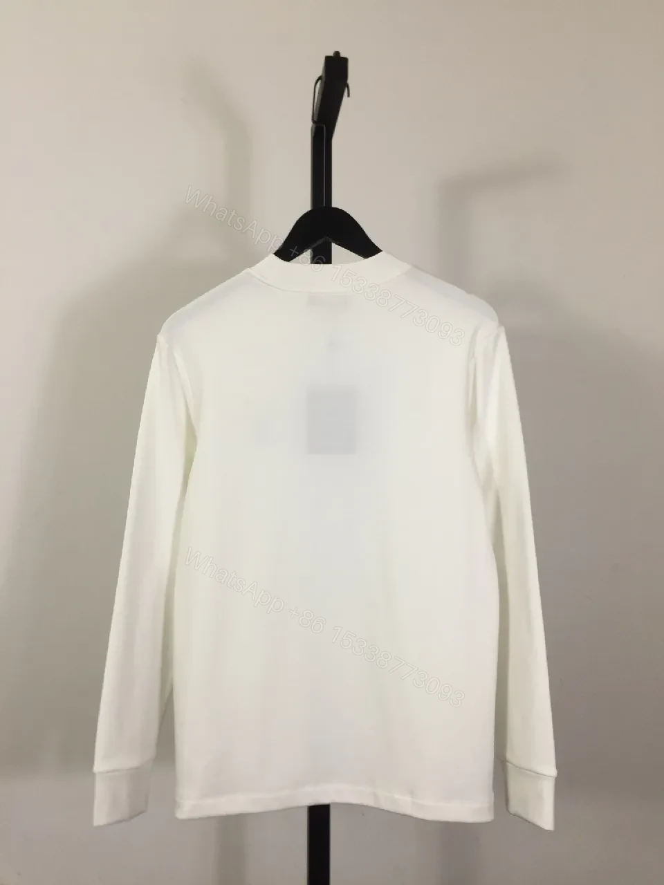 View 5 of Monochrome Signature Crest Sweatshirt - Luxe Everyday Comfort