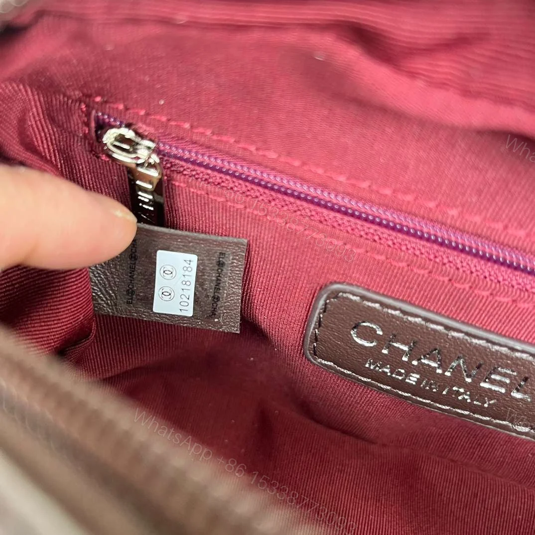 View 9 of Chanel Brown Cambon Ligne Shoulder Bag Dark brown
