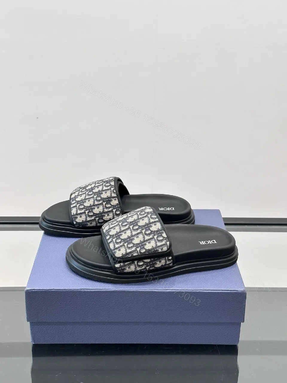 View 7 of Patterned Weave Slip-Ons: Luxe Comfort Slides