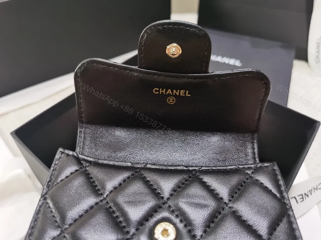 View 3 of Chic Quilted Mini Bag with Gold Chain - Compact Luxury