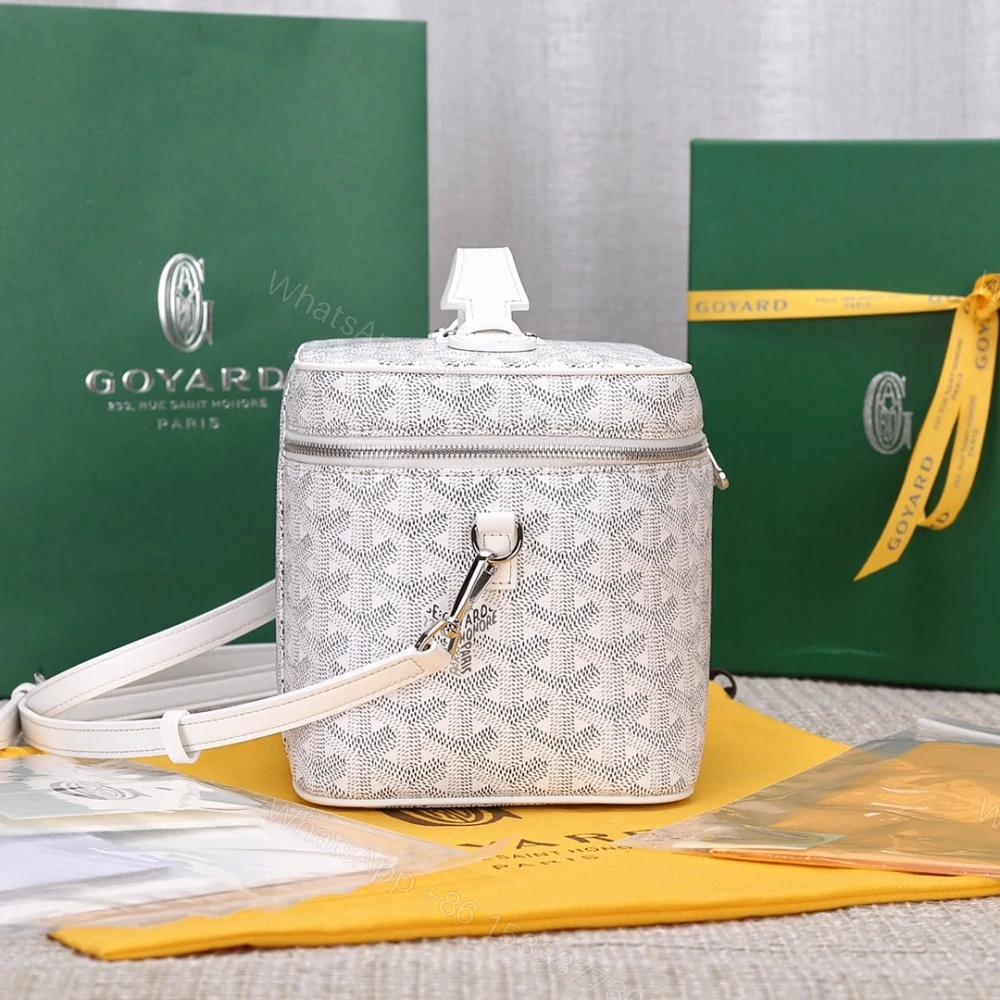 View 5 of 高仿Goyard*Muse系列MUSEVA6單價盒子包白色免檢版