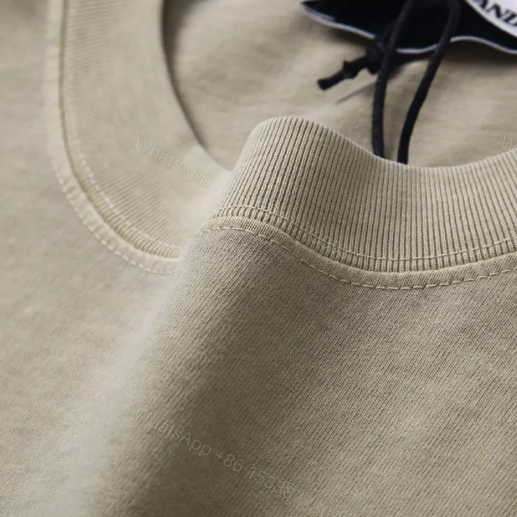 View 9 of Beige Stone Island Graphic Tee - Elevated Casual Comfort