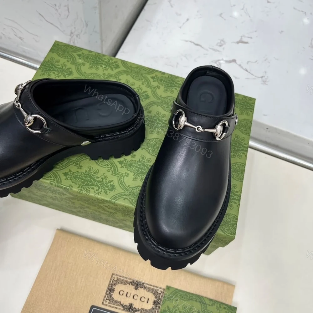View 7 of GUCCI WOMEN MULE WITH HORSEBIT BLACK