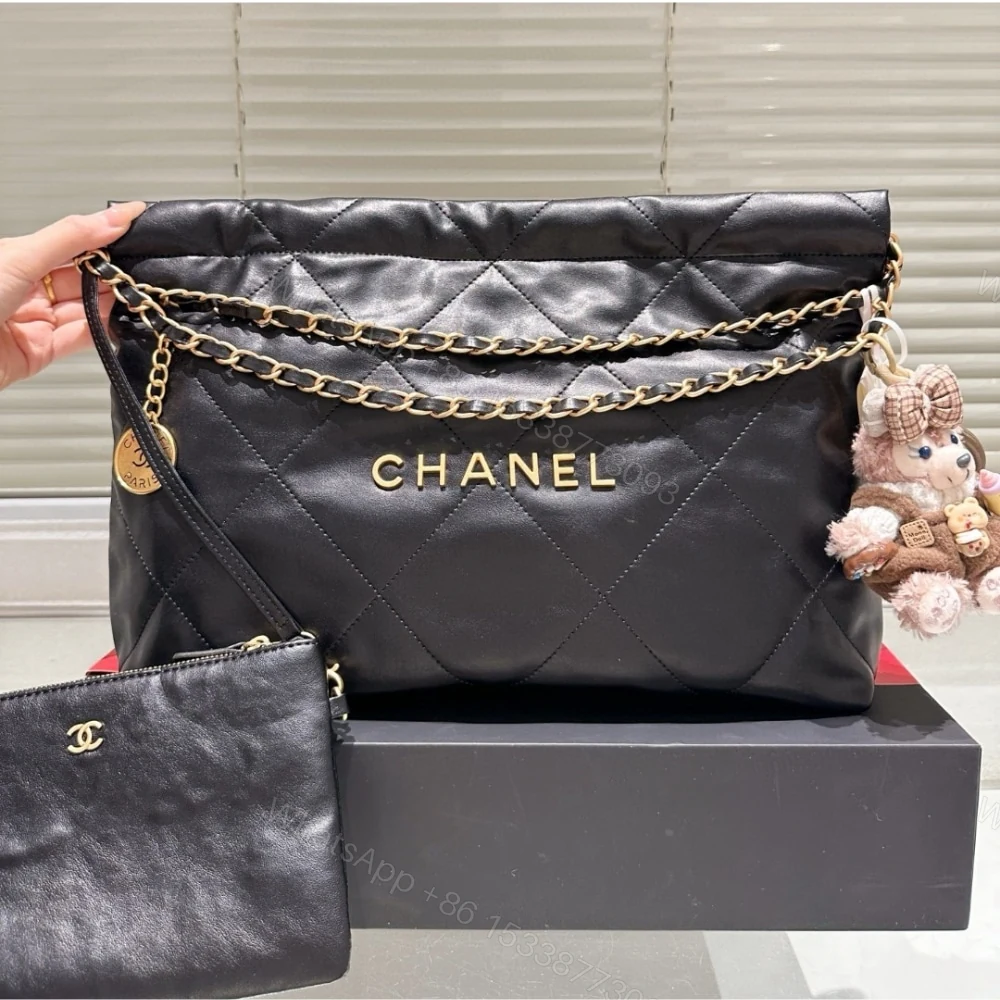 View 2 of Chanel 22 East West Bag Black 39Cm
