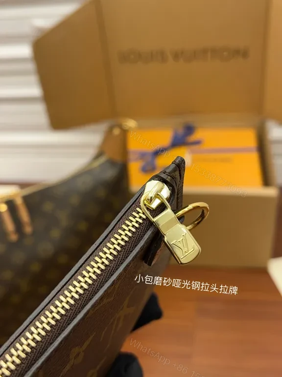 View 2 of Chic Monogram Crescent Bag â€” Luxury, Versatile, LV-Inspired Accessory