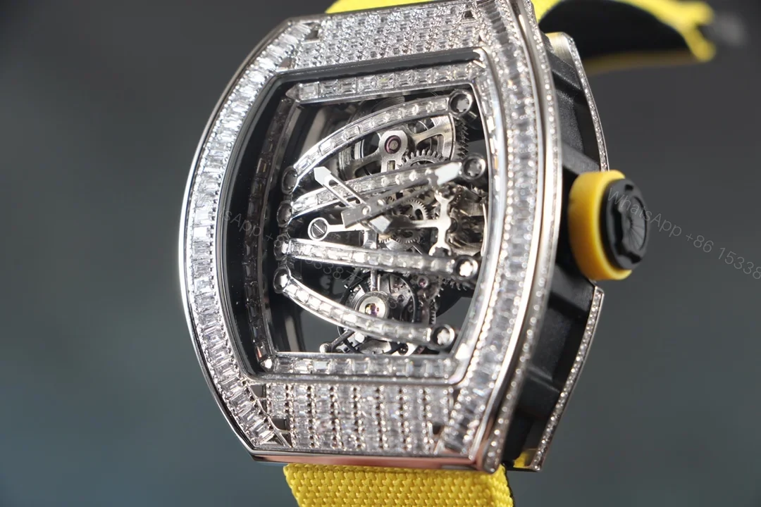 View 5 of Richard Mille RM59-01 T-Diamond Lizard Tourbillon Carbon Fiber Sport Yellow Strap Edition RM59-01-T-DIAMOND-LIZARD-TOURBILLON -01