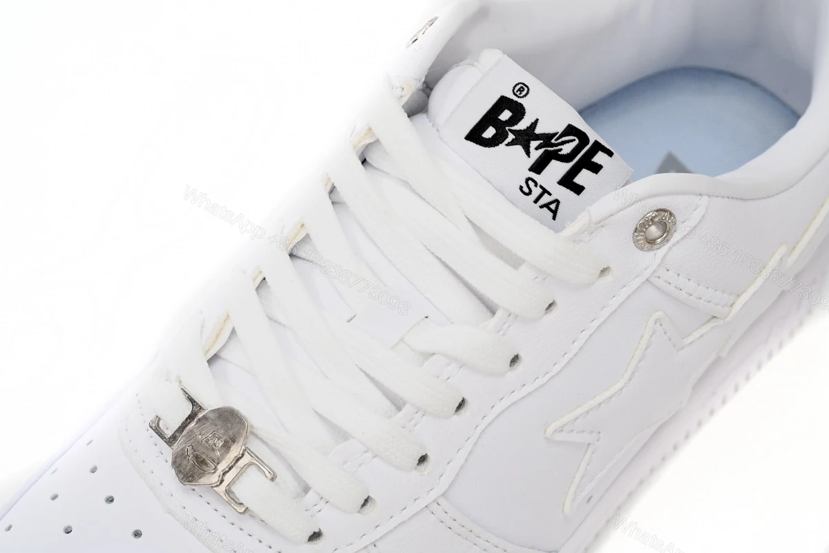 View 8 of A Bathing Ape Bape Sta Low White