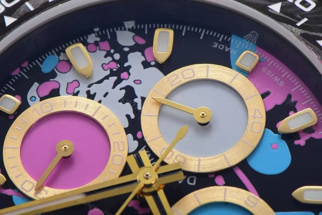 View 5 of Replica DiW Rolex Cosmograph Daytona Motley 3S Carbon