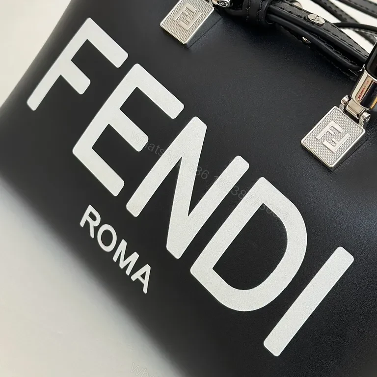 View 6 of Black Fendi Mini Bag: Structured, Luxury Everyday Crossbody