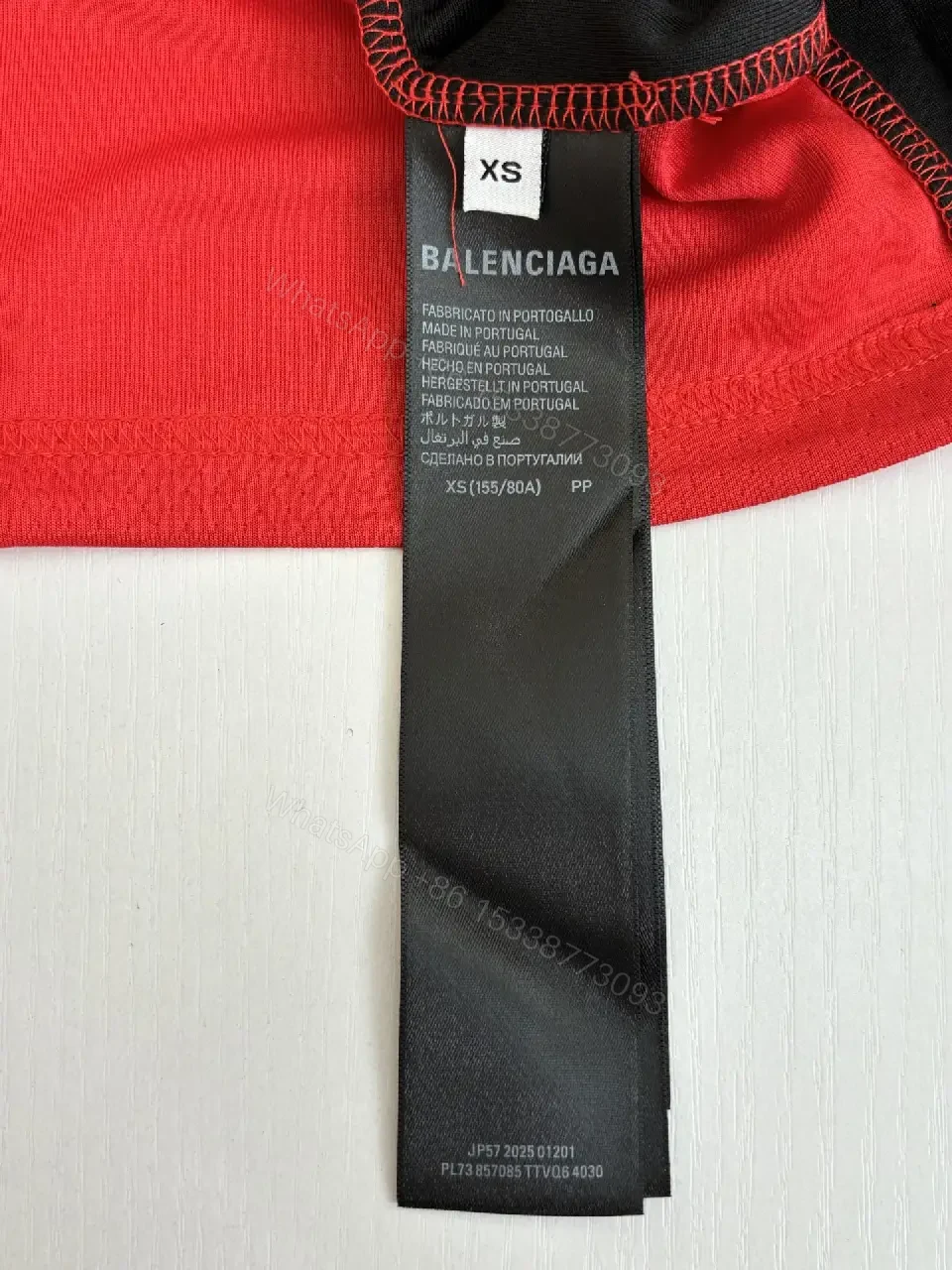 View 2 of Bold Red Jersey: Luxe Streetwear Comfort Jersey