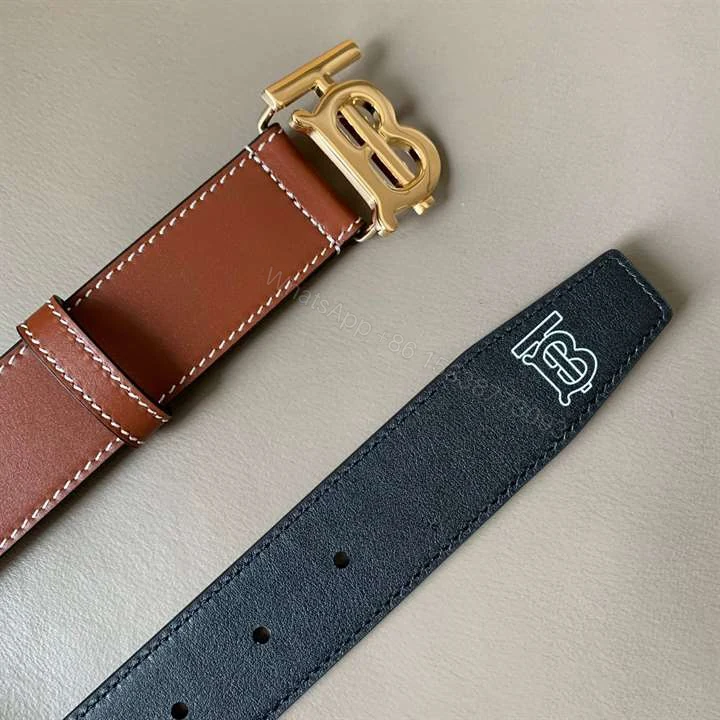View 7 of BURBERRY MONOGRAM MOTIF BUCKLE BELT – B32