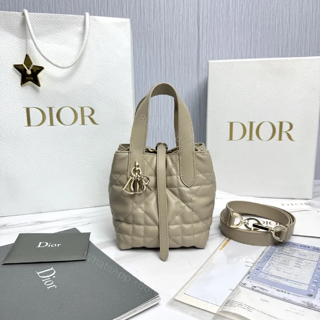 View 6 of Quilted Tote: Gold Hardware, Structured Luxury Carryall
