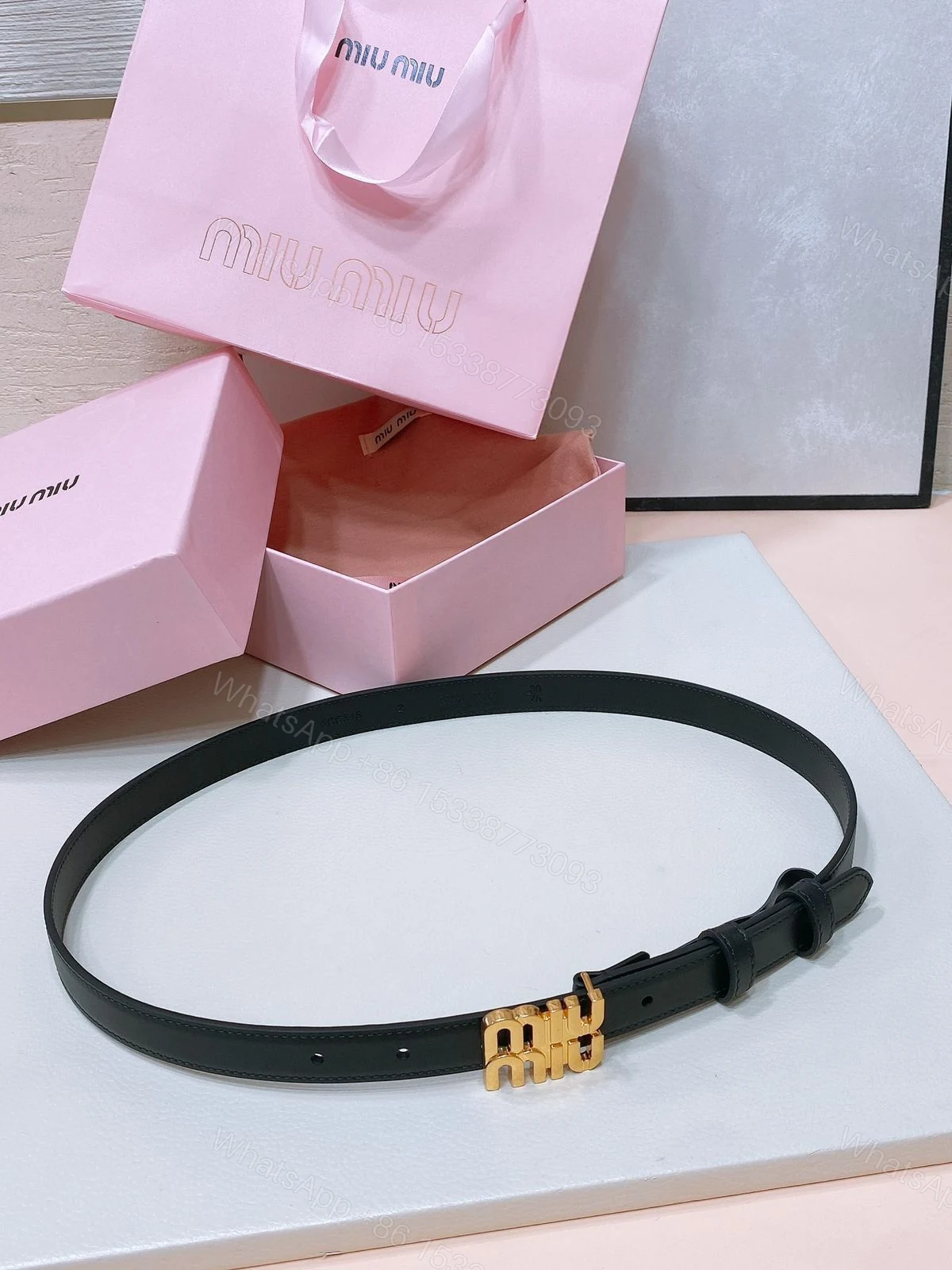View 2 of First Copy Buy Miu Miu Women’s Belt Online